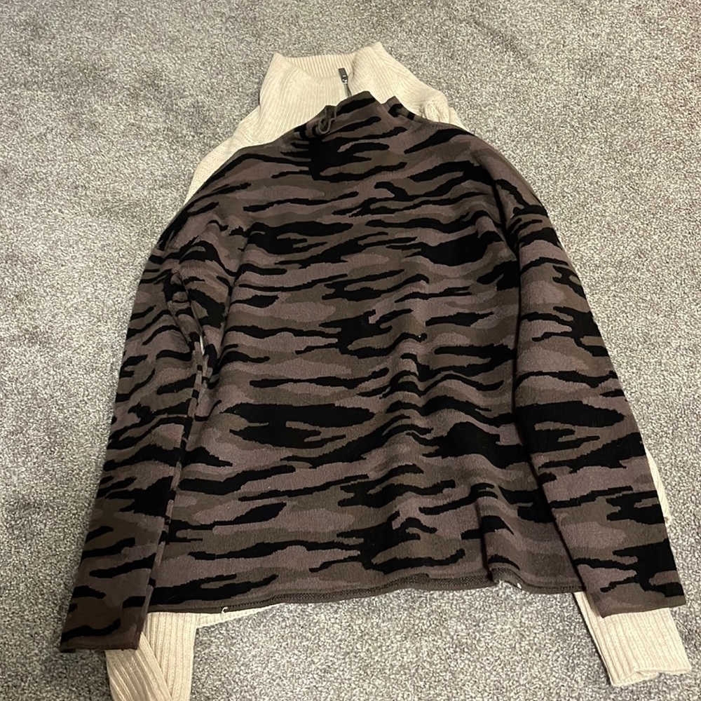 Two turtle neck sweaters